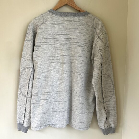 Carbon2Cobalt IPA Henley Long Sleeve Shirt, Oatmeal, Size L - Picture 4 of 10